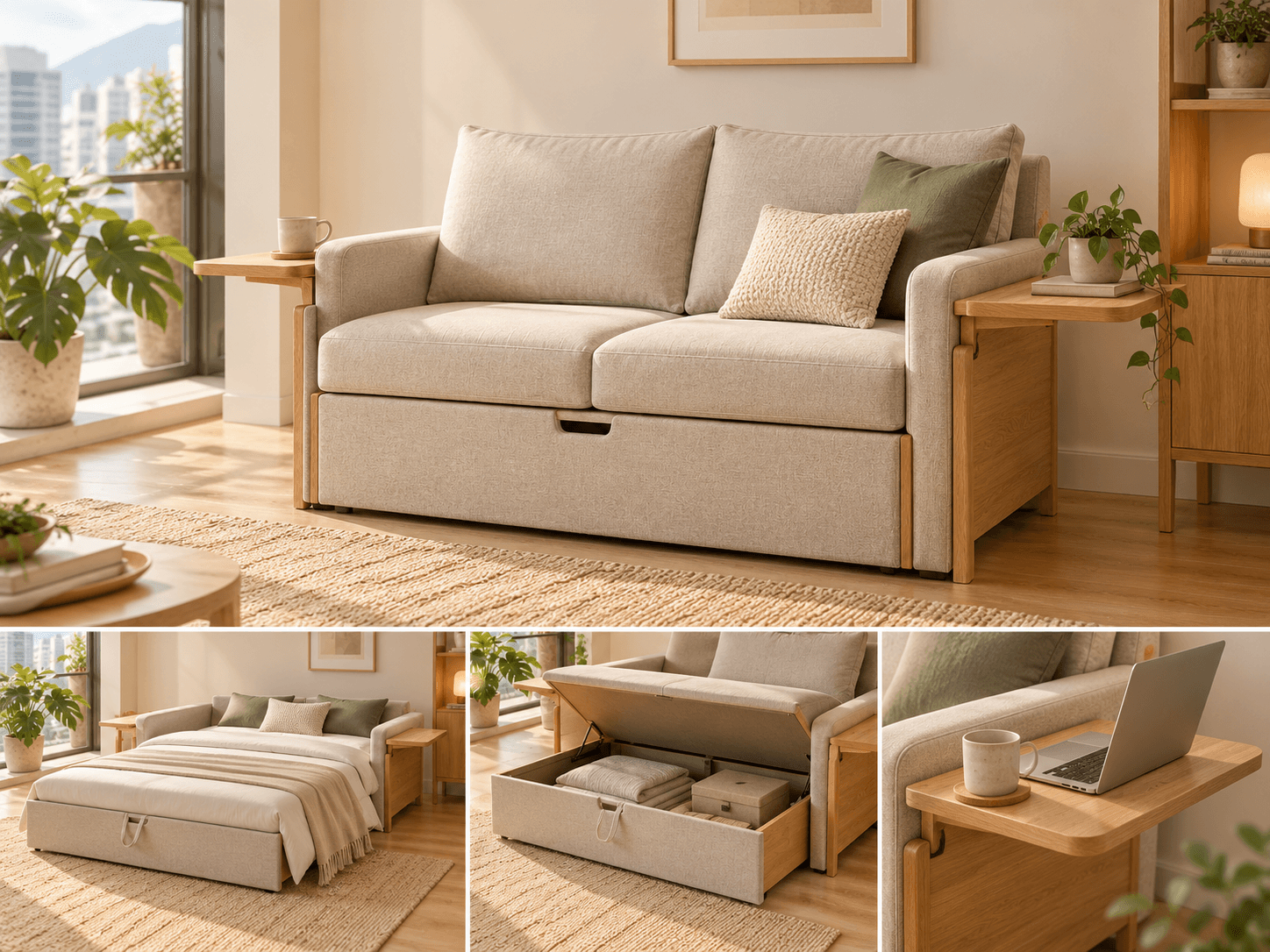 Linen Storage Sofa Bed