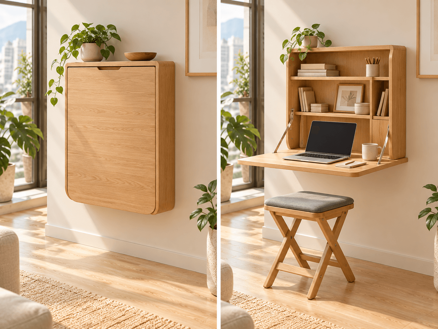 Wall-mounted Folding Desk